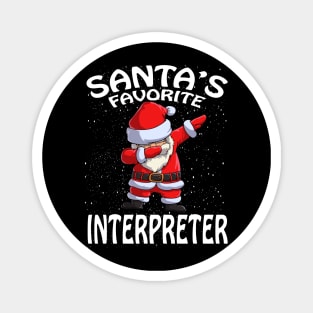 Santas Favorite Interpreter Christmas Magnet